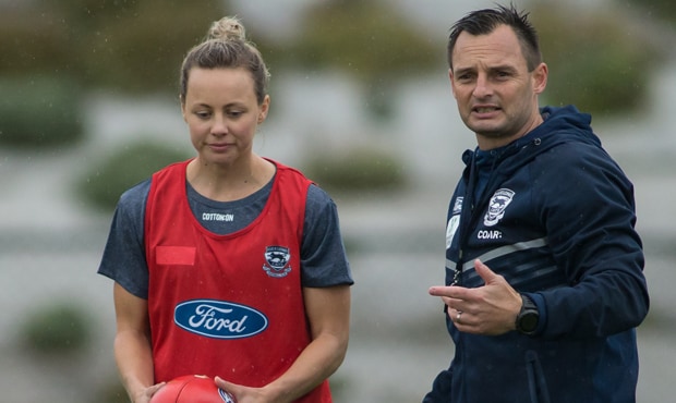 HOOD_Cats-350.jpg Geelong's VFLW coach Paul Hood - AFLW,Geelong Cats